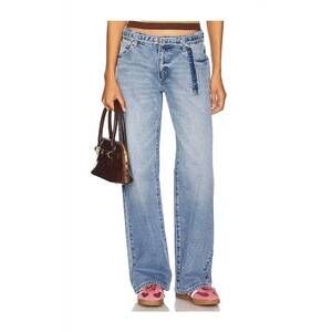 NEW ABRAND JEANS 99 baggy belt jeans in liv